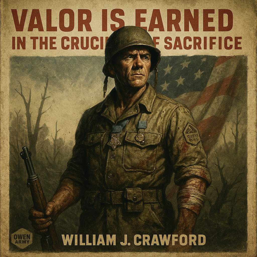 William J. Crawford's Medal of Honor Heroism in World War II