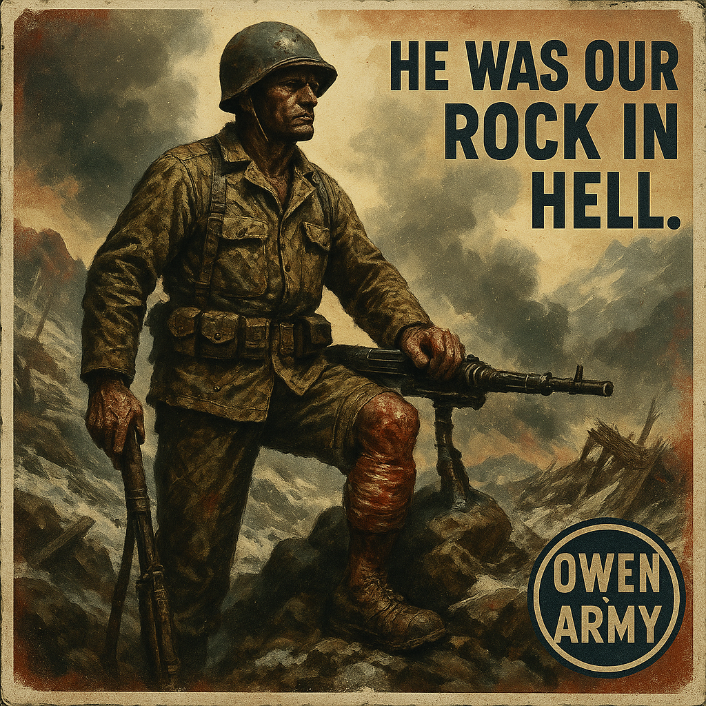 William J. Crawford, Medal of Honor recipient at Belvedere, Italy