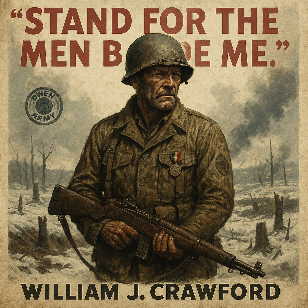 William J. Crawford's Medal of Honor from the Battle of the Bulge