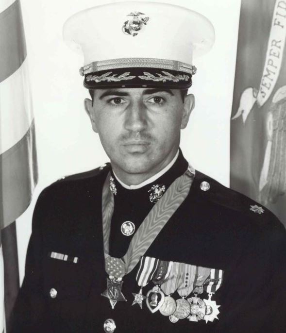 What's a Marine shot eleventeen times do? He keeps killing the enemy and saving his Marines!