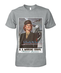 Marines Corps Women's Reserve Vintage Poster Tee
