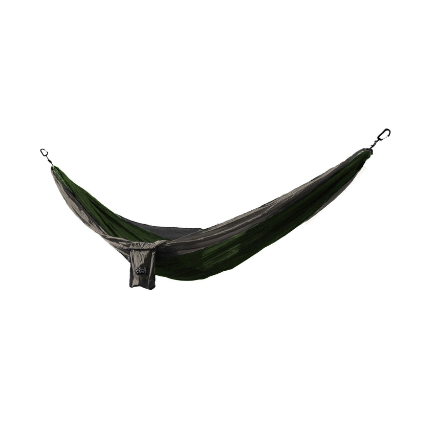 Osage River Twain Double Hammock - Dark Green-Grey
