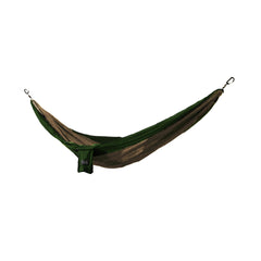 Osage River Twain Double Hammock - Khaki-Olive Green