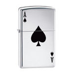 Zippo HP Chrome Simple Spade Lighter