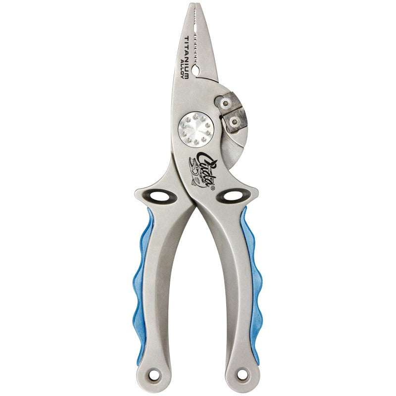 Cuda 7.25 Inch Titanium Alloy Pliers w-Sheath and Lanyard