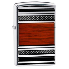 Zippo HP Chrome Pipe Wood Lighter
