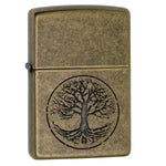 Zippo Antique Brass Tree of Life Lighter