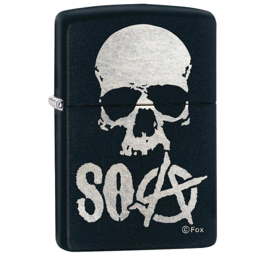 Zippo Matte Black Sons of Anarchy Lighter