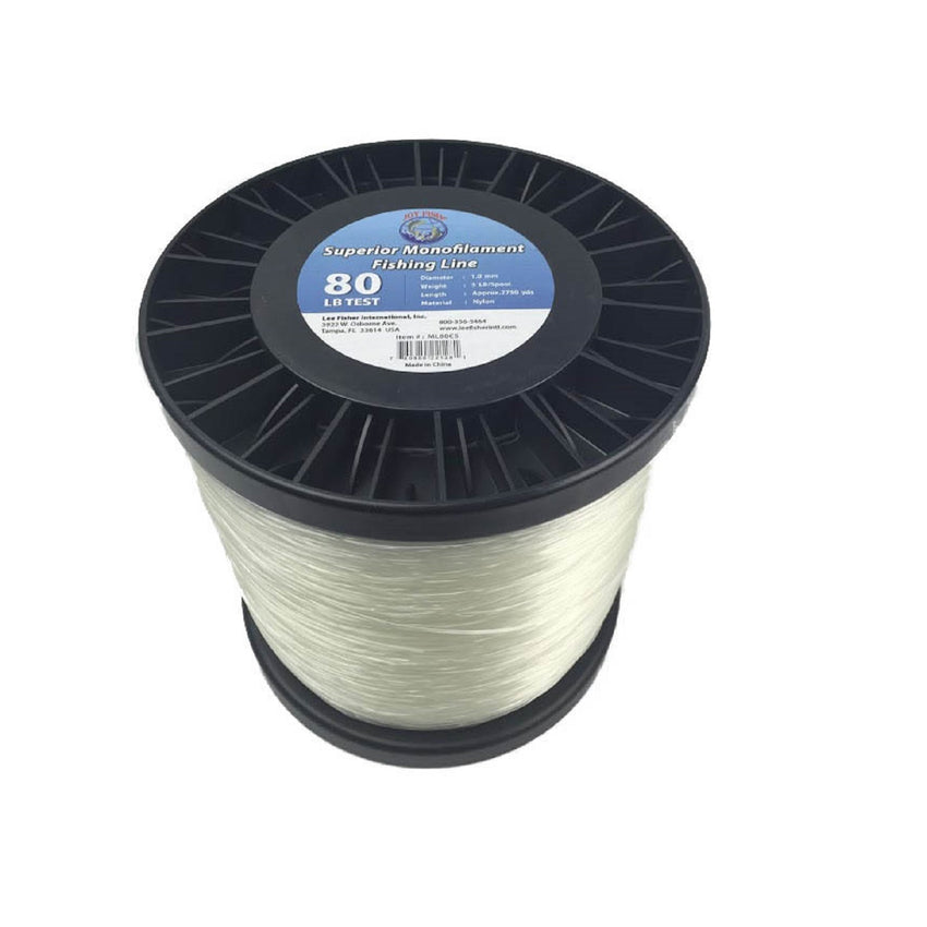 Joy Fish 5 Lb Spool Monofilament Fishing Line-80Lb Clear