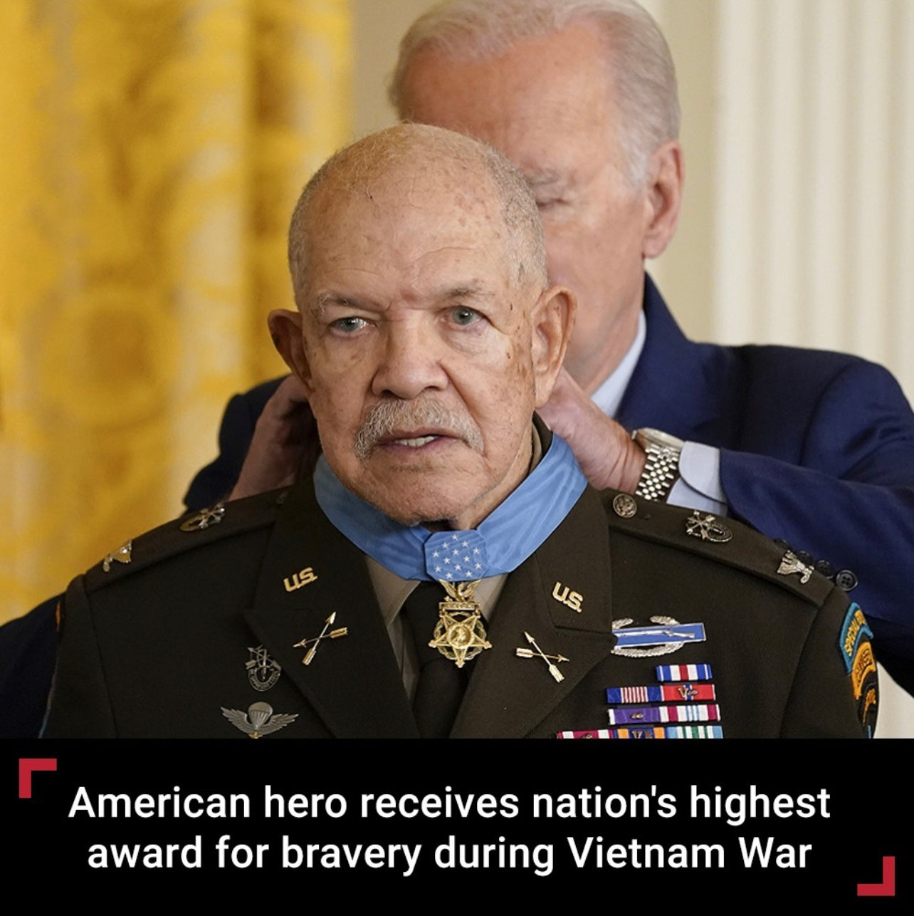 Paris Davis, one of the first Black SF Combat Officers, final receives Medal of Honor