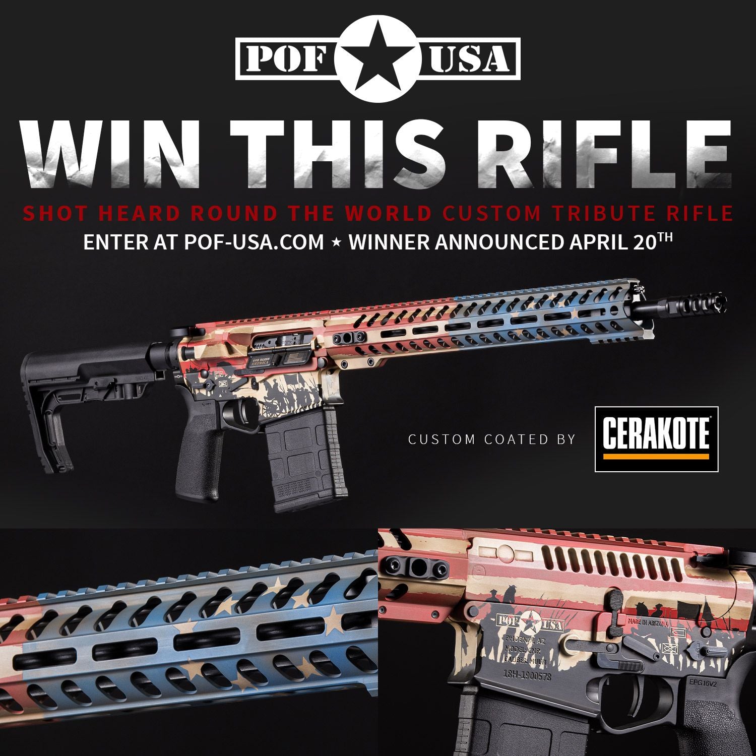 Fighting Tyranny One Rifle at a Time:  Current Events Prompt POF to give away a staggering 7.62 AR