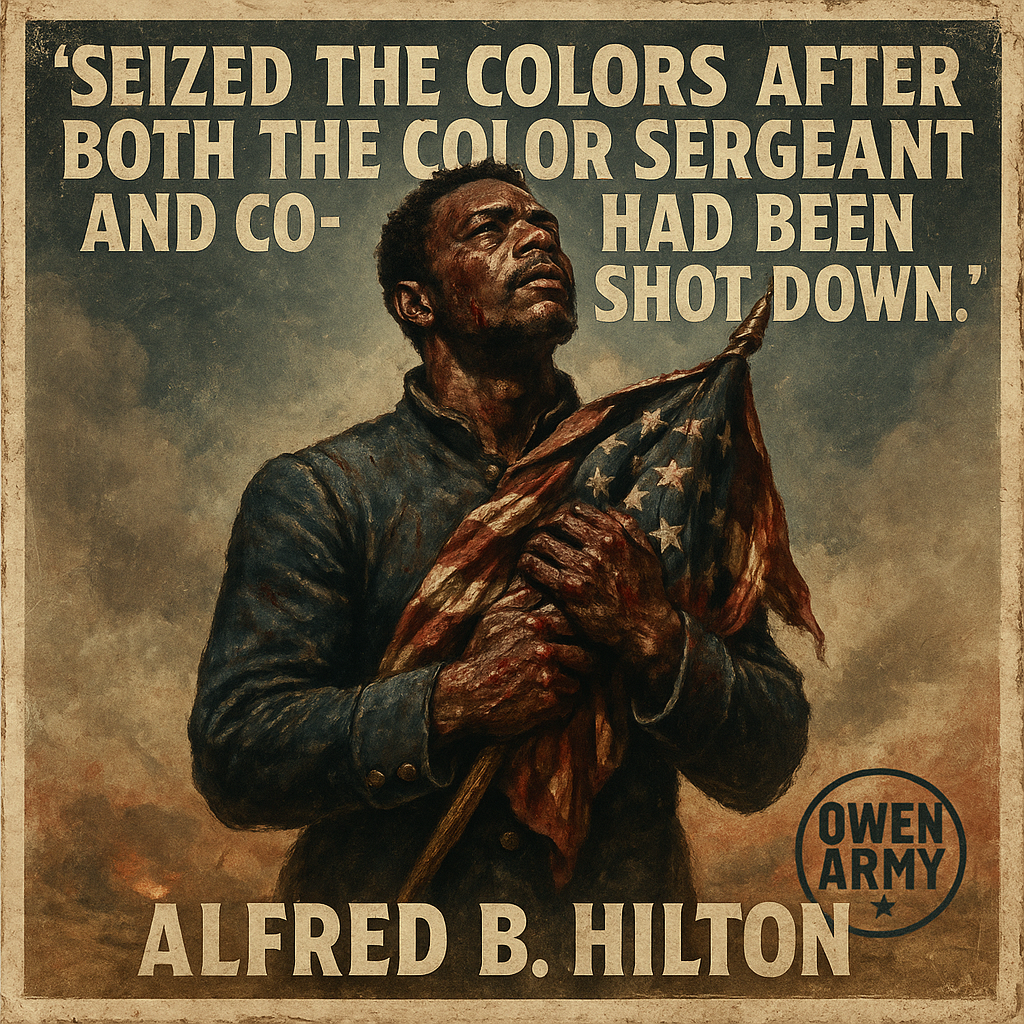Alfred B. Hilton Held the Colors at Fort Wagner and Fell