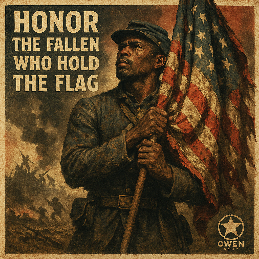 Alfred B. Hilton, Flagbearer Who Held the Colors at Fort Wagner