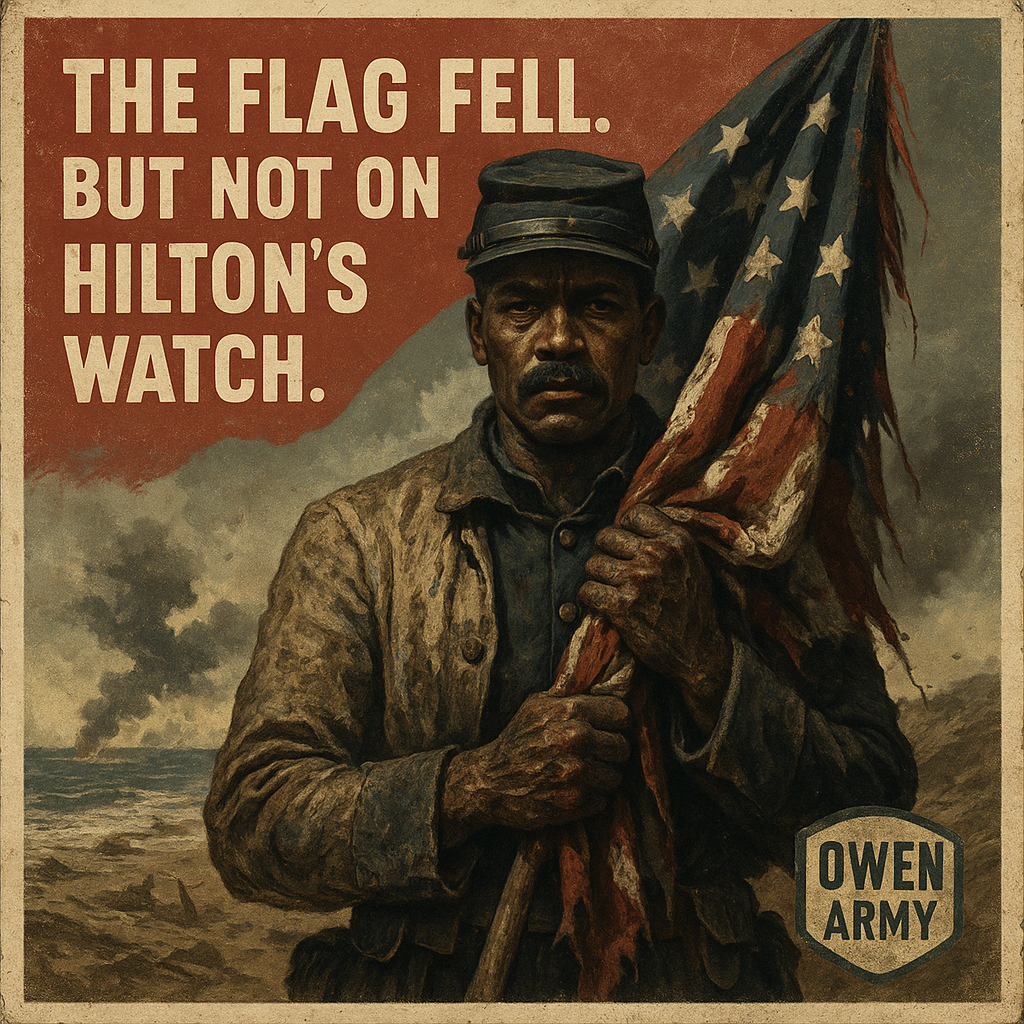 Alfred B. Hilton and the Flag He Refused to Let Fall