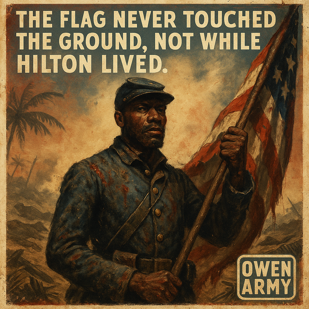 Alfred B. Hilton, Fort Wagner flag bearer and Medal of Honor recipient