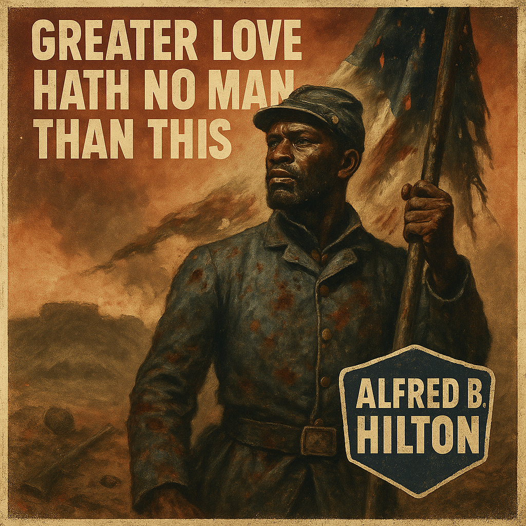 Alfred B. Hilton, Fort Wagner flagbearer and Medal of Honor recipient