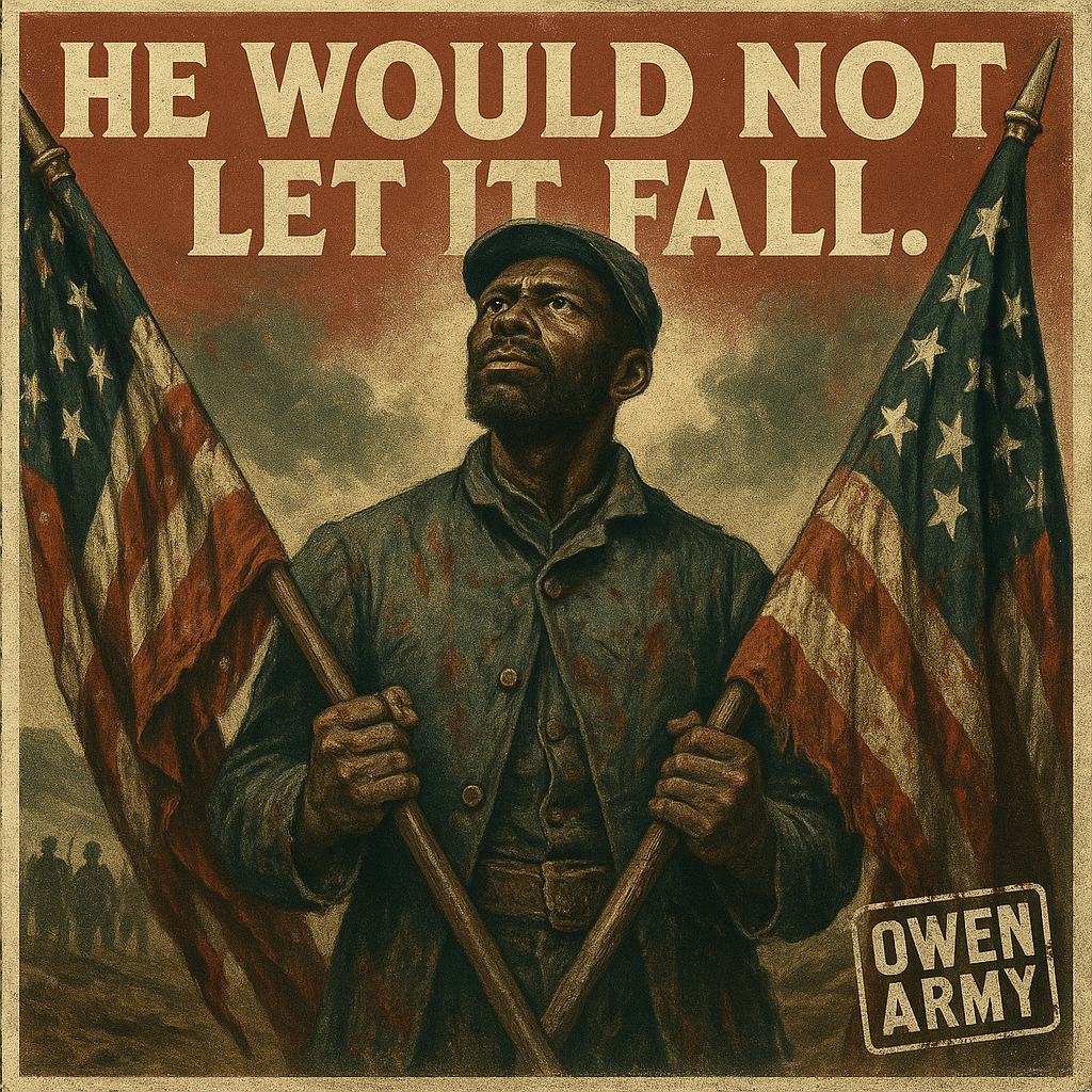 Alfred B. Hilton awarded Medal of Honor for holding Fort Wagner flag