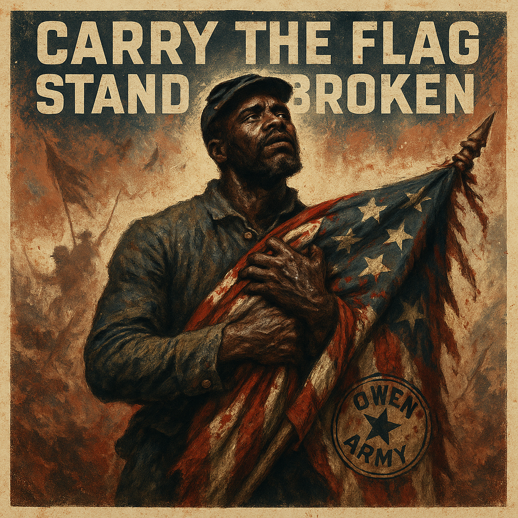 Alfred Hilton held the flag at Fort Wagner, Medal of Honor recipient