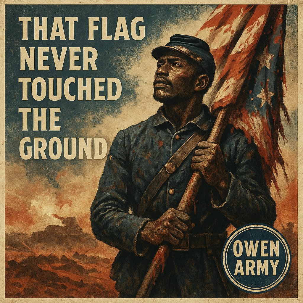 Alfred B. Hilton and the flag that rallied troops at Fort Wagner