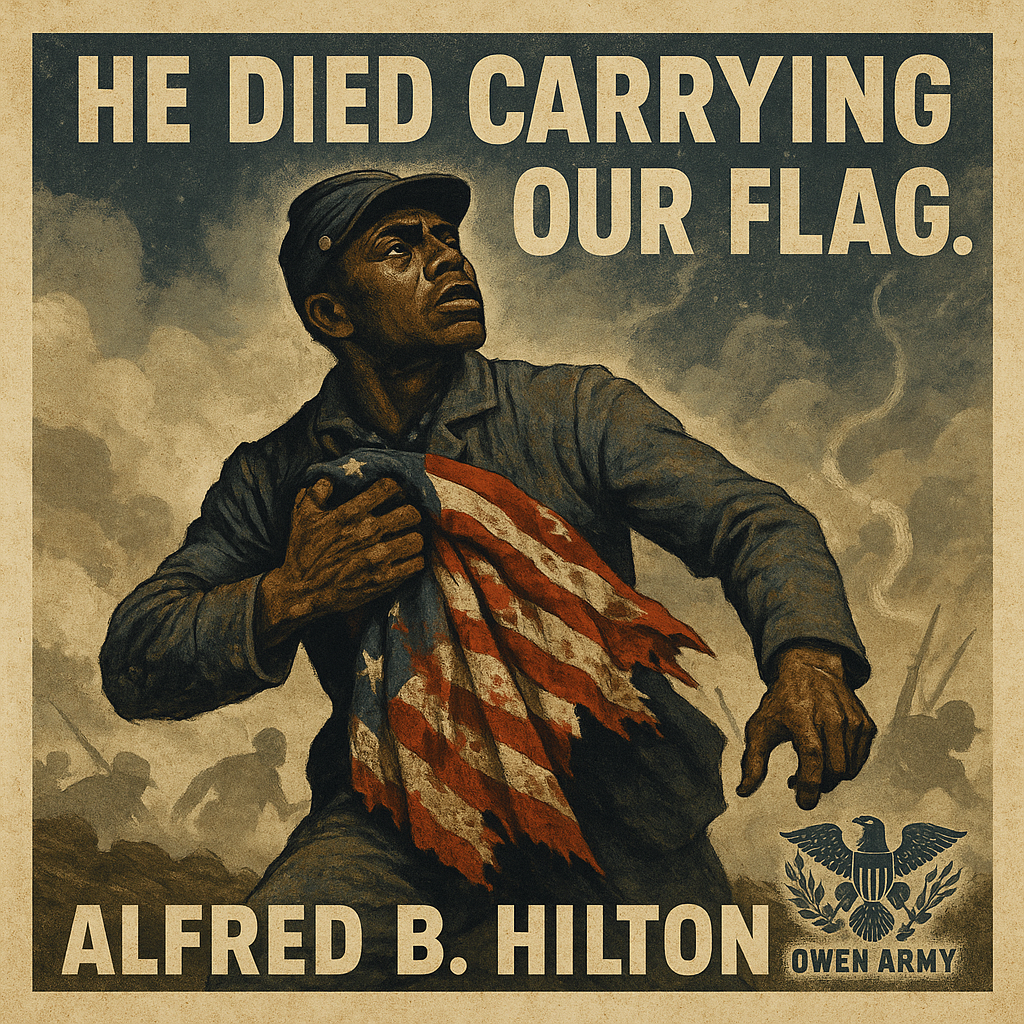 Alfred B. Hilton, Medal of Honor Color Bearer at Fort Wagner