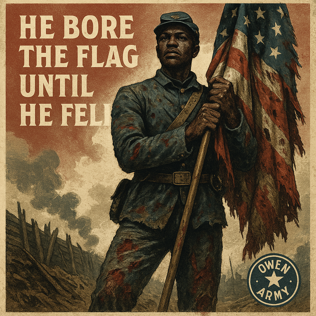 Alfred B. Hilton, Medal of Honor Flag-Bearer at Fort Wagner