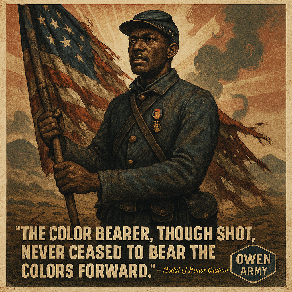 Alfred B. Hilton Carried the Colors at Fort Wagner, Medal of Honor