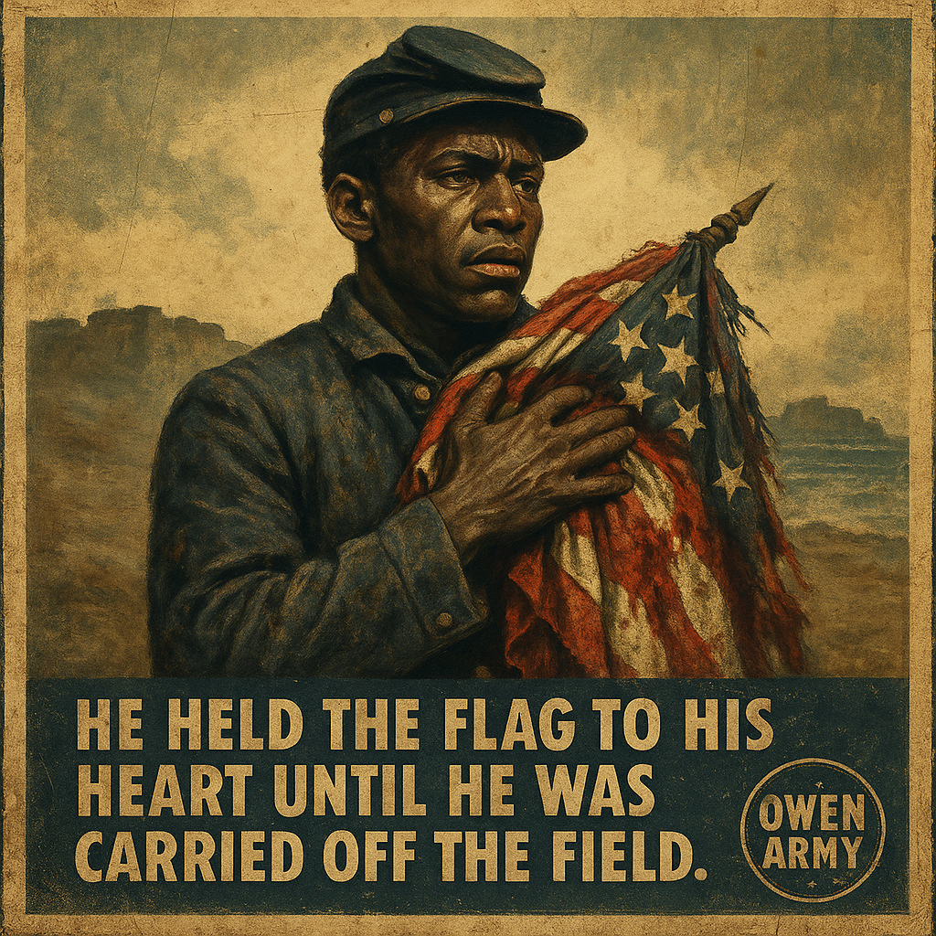 Alfred B. Hilton, Fort Wagner flagbearer awarded the Medal of Honor
