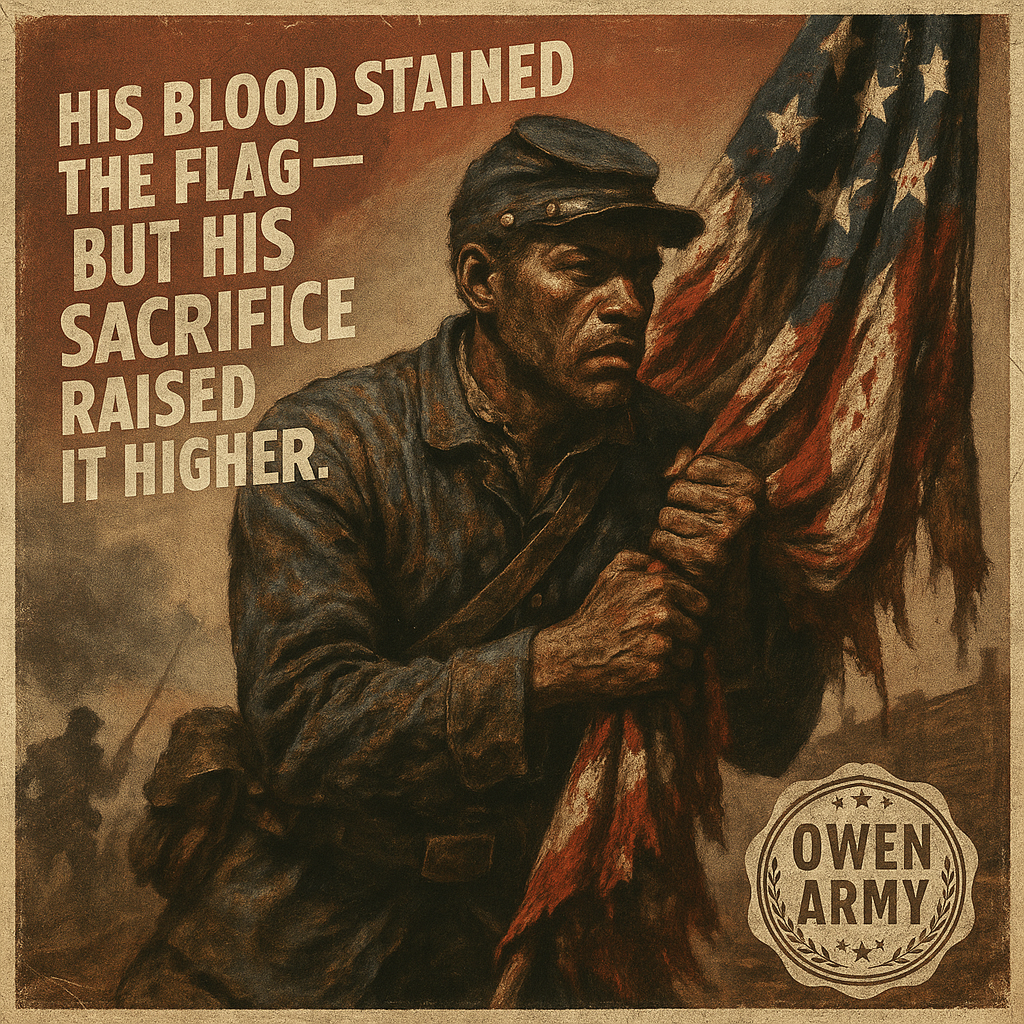 Alfred B. Hilton, Medal of Honor Color Bearer at Fort Wagner