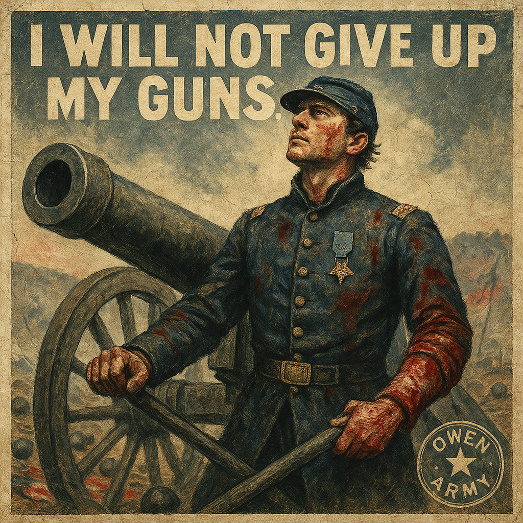 Captain Alonzo Cushing’s Last Stand at Cemetery Ridge