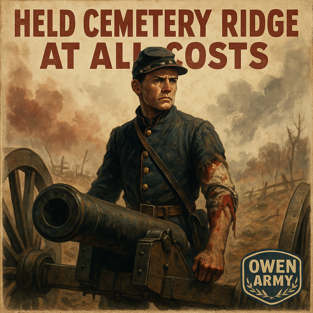 Alonzo Cushing’s Stand at Gettysburg That Saved Cemetery Ridge