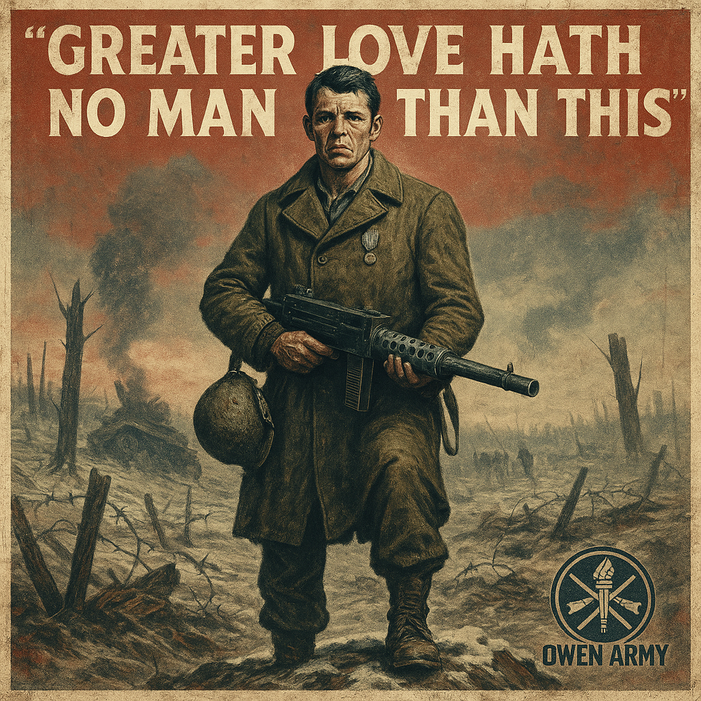 Audie Murphy at Holtzwihr Stood Alone With Faith and Valor