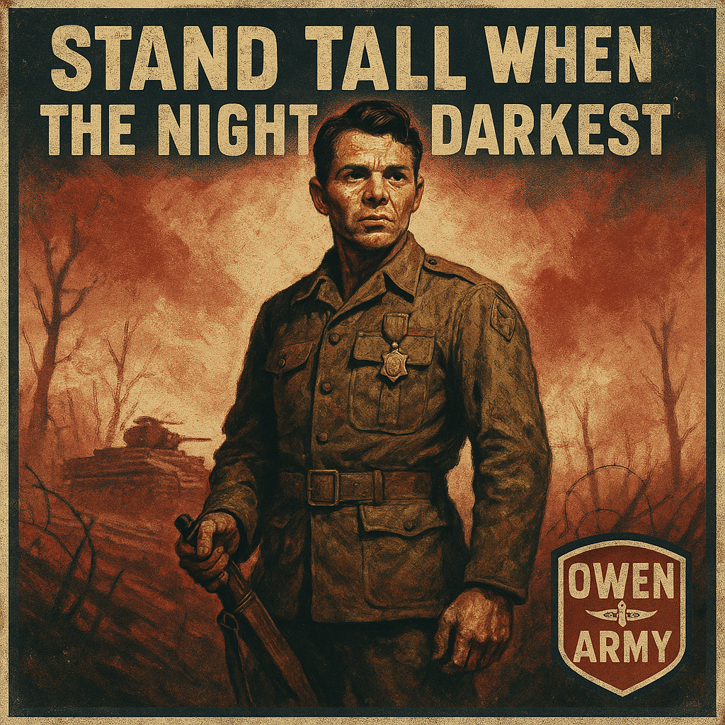 Audie Murphy the Medal of Honor Hero at Holtzwihr During WWII