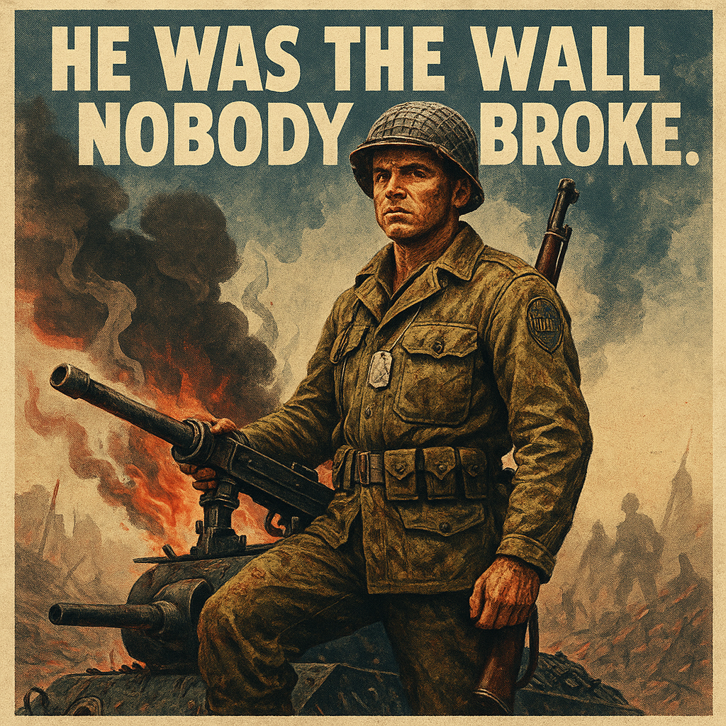 Audie Murphy held the line at Holtzwihr in WWII and saved his company