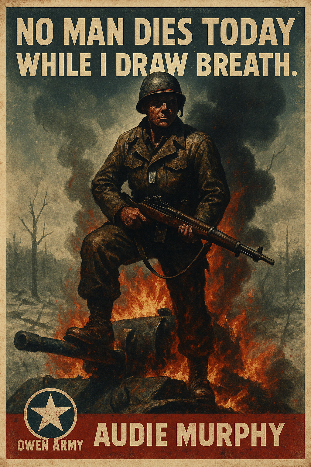Audie Murphy's Holtzwihr Stand, Texas Hero and Medal of Honor Honoree