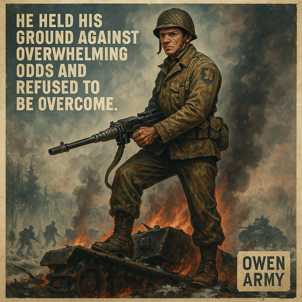 Audie Murphy's Medal of Honor action at Holtzwihr, France