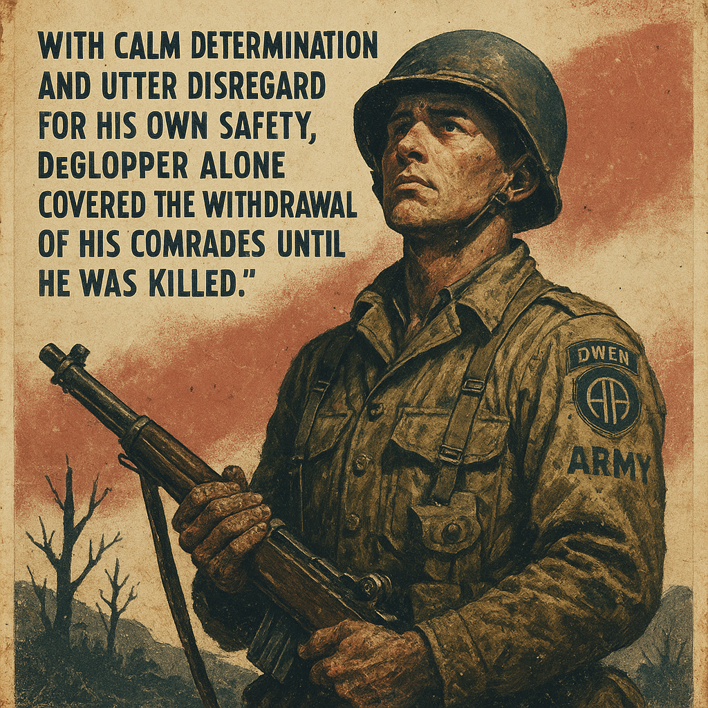 Charles N. DeGlopper Earned the Medal of Honor at Normandy