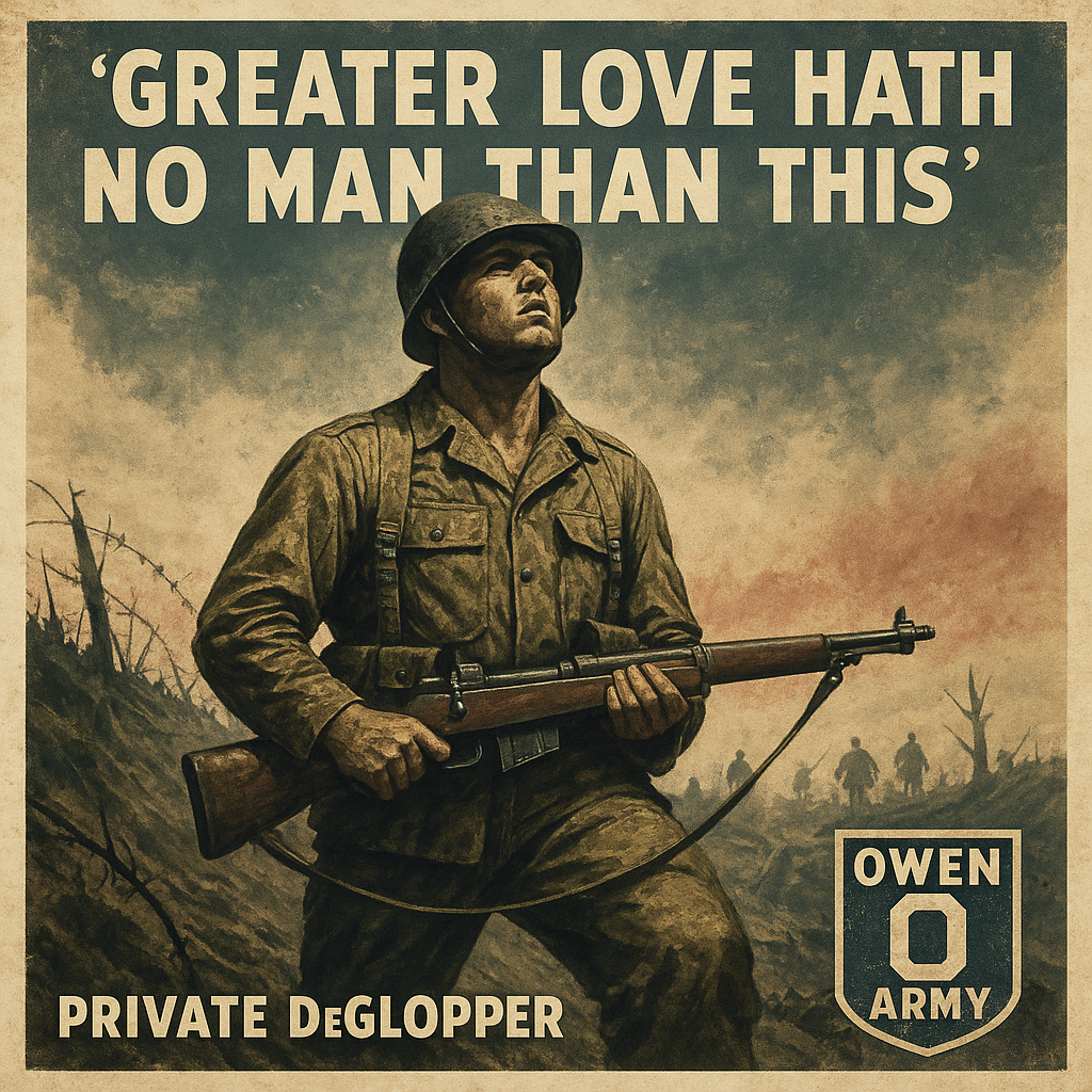 Charles DeGlopper's Medal of Honor Stand at Normandy