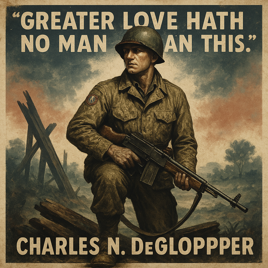 Charles N. DeGlopper Normandy Last Stand That Saved Comrades
