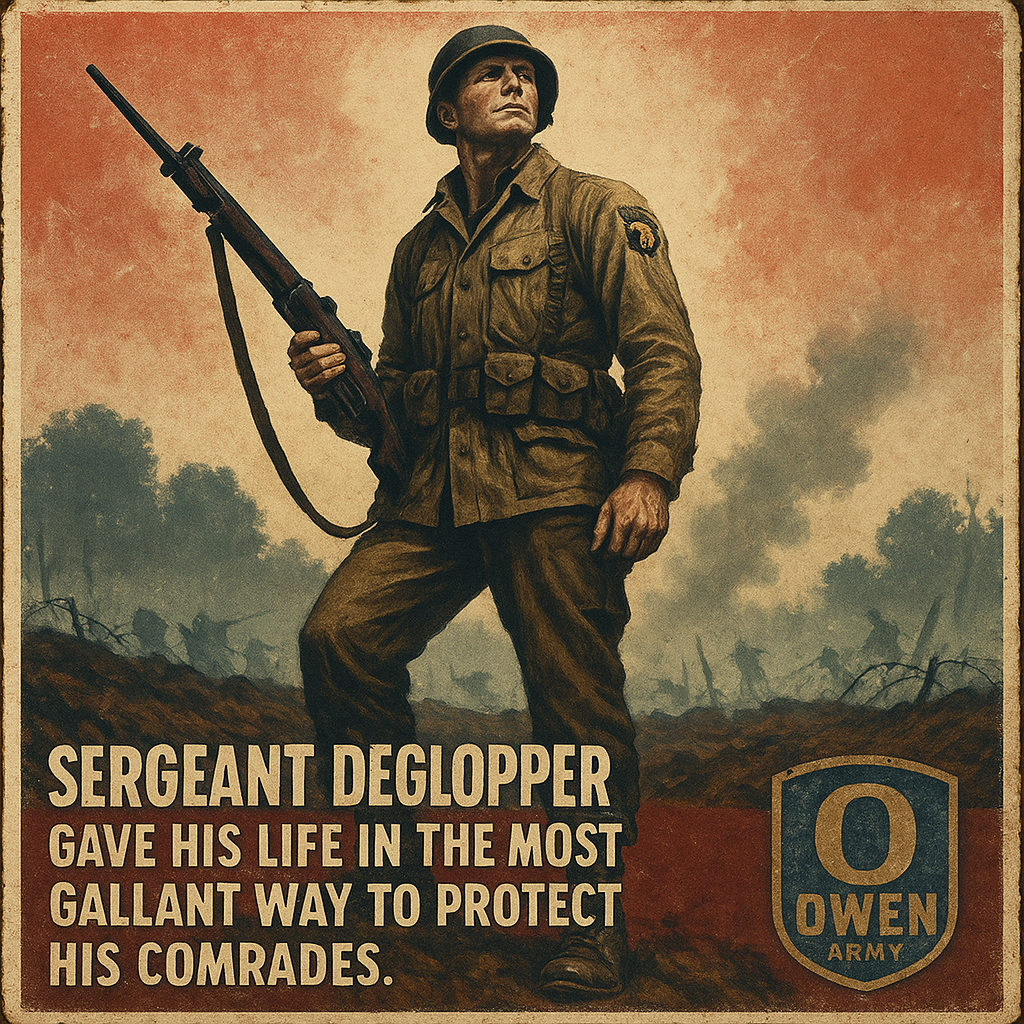 Charles DeGlopper’s Medal of Honor Stand in Normandy, 1944