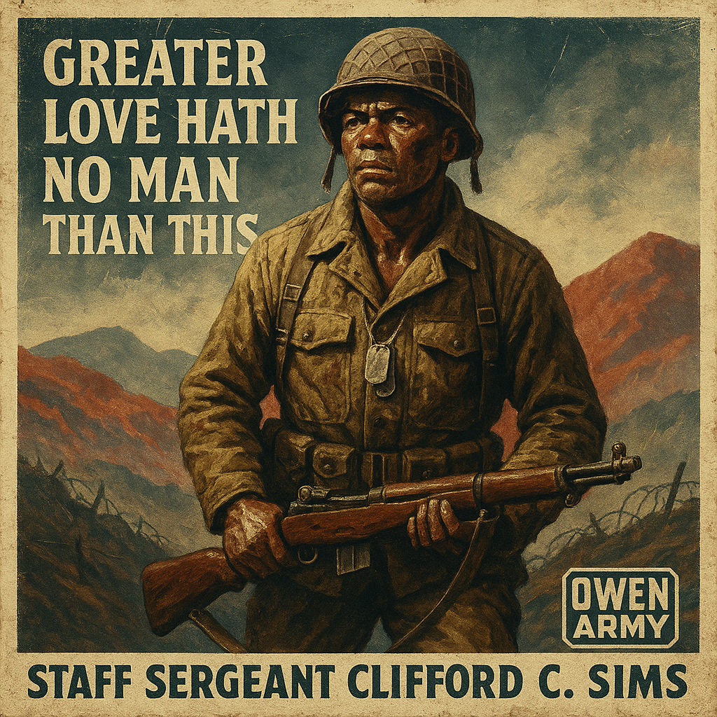 Clifford C. Sims Medal of Honor hero of Korea who led a charge