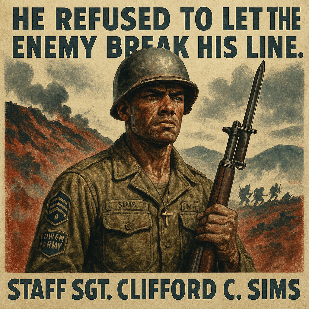 Clifford C. Sims, Korean War Medal of Honor Recipient at Hill 104