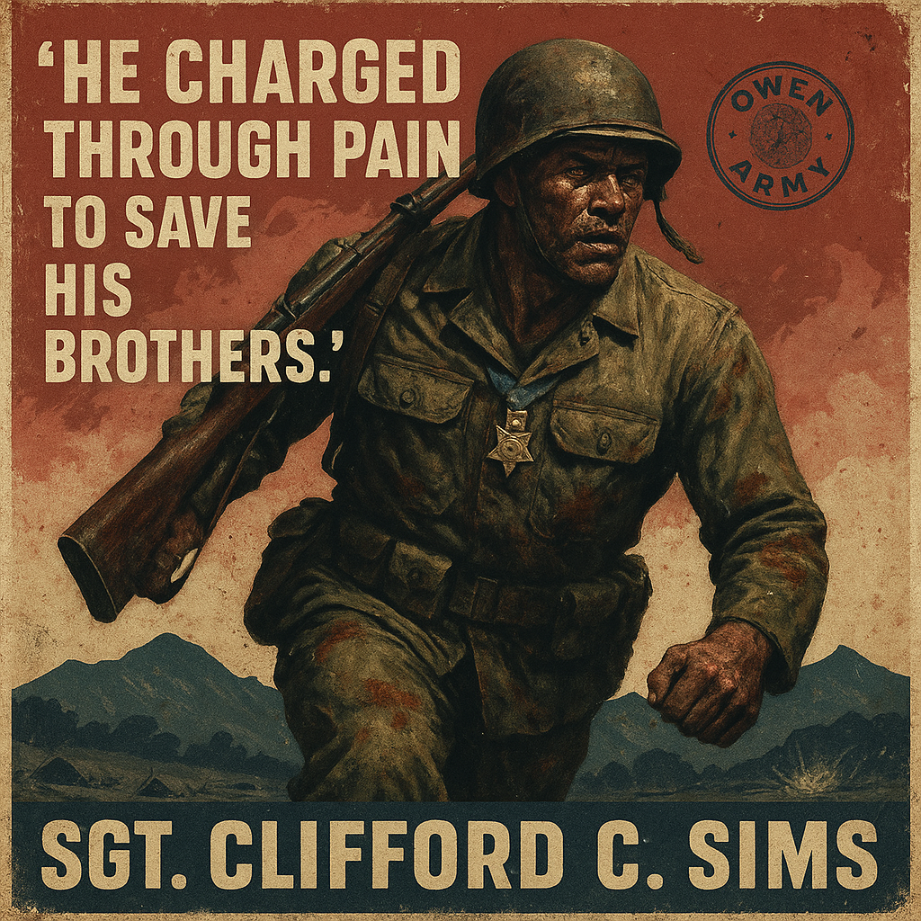 Clifford C. Sims, Medal of Honor Recipient at Hoengsong, Korean War