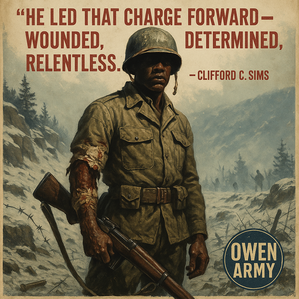 Clifford C. Sims Awarded Medal of Honor for Wounded Charge in Korea