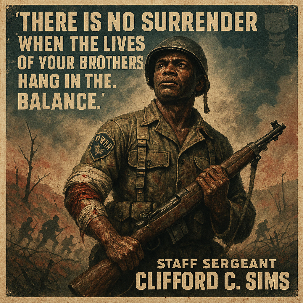 Clifford C. Sims Medal of Honor at Heartbreak Ridge, Korean War