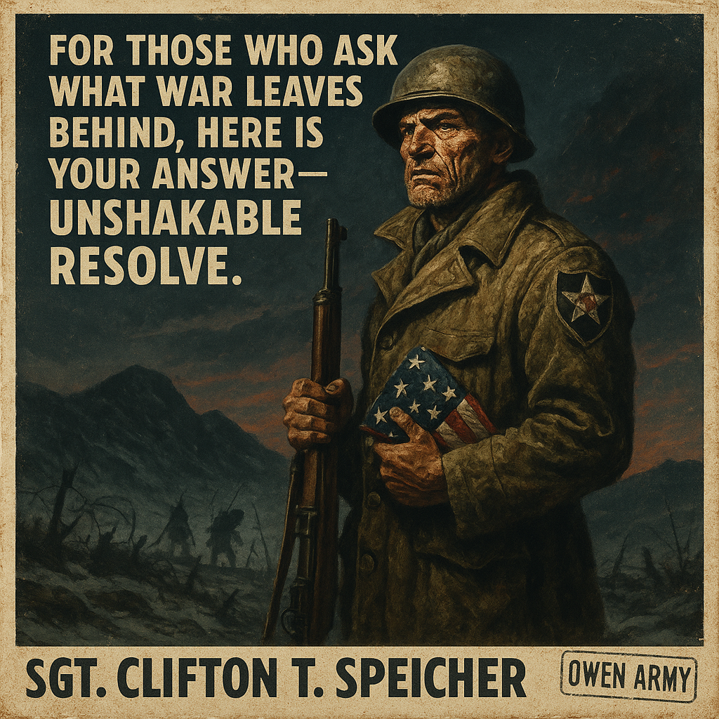 Clifton T. Speicher’s Charge on Hill 104 and Medal of Honor