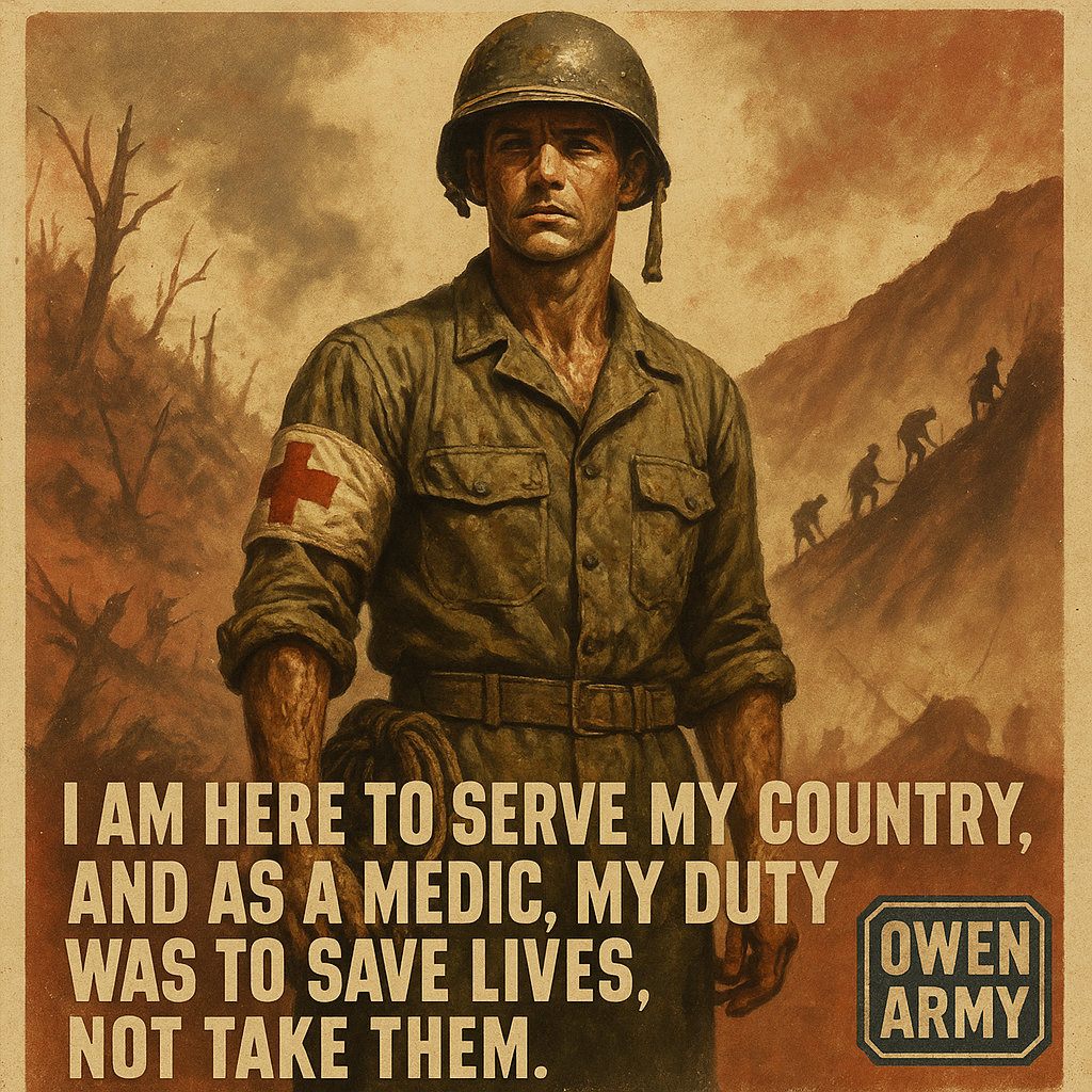 Desmond Doss Unarmed Medic Awarded Medal of Honor at Hacksaw Ridge