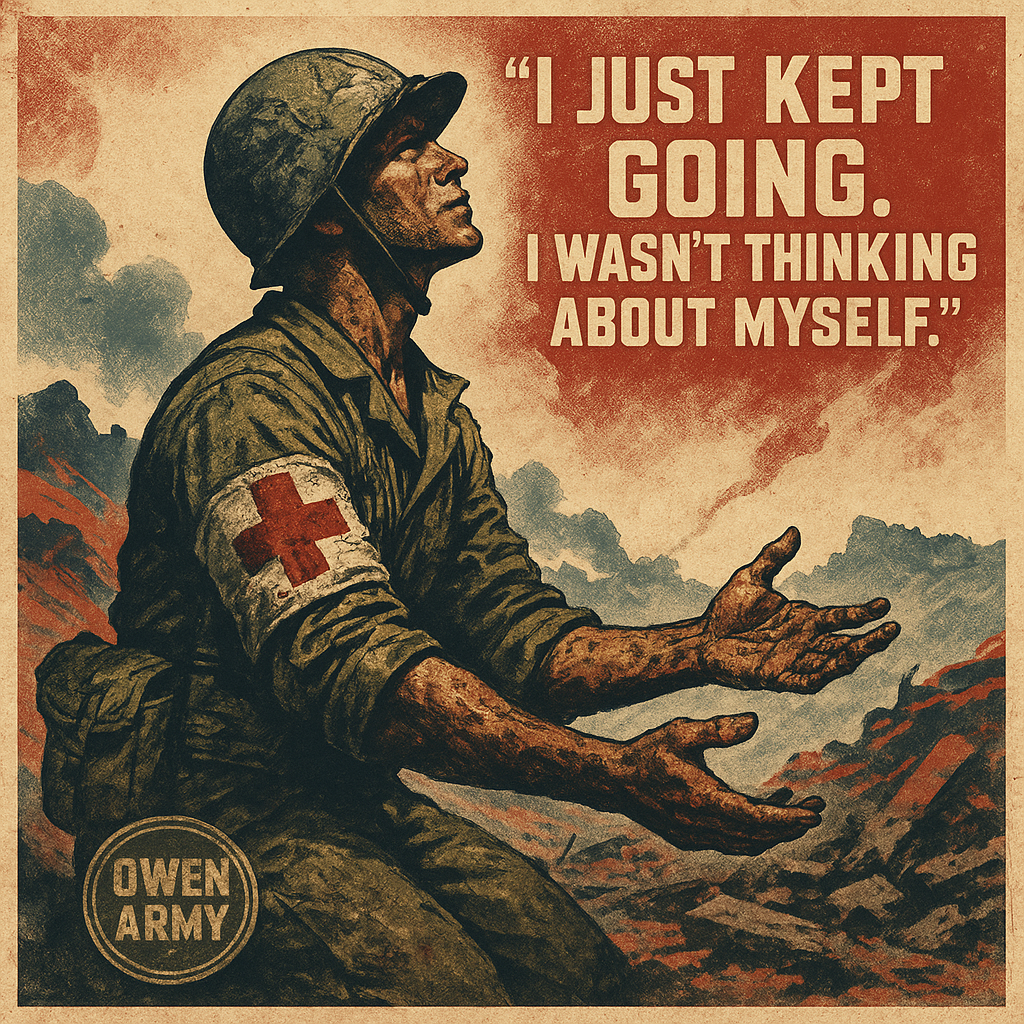 Desmond Doss, WWII medic who saved 75 men on Hacksaw Ridge