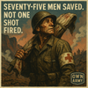Desmond Doss, the WWII Medic Who Saved 75 Men at Hacksaw Ridge