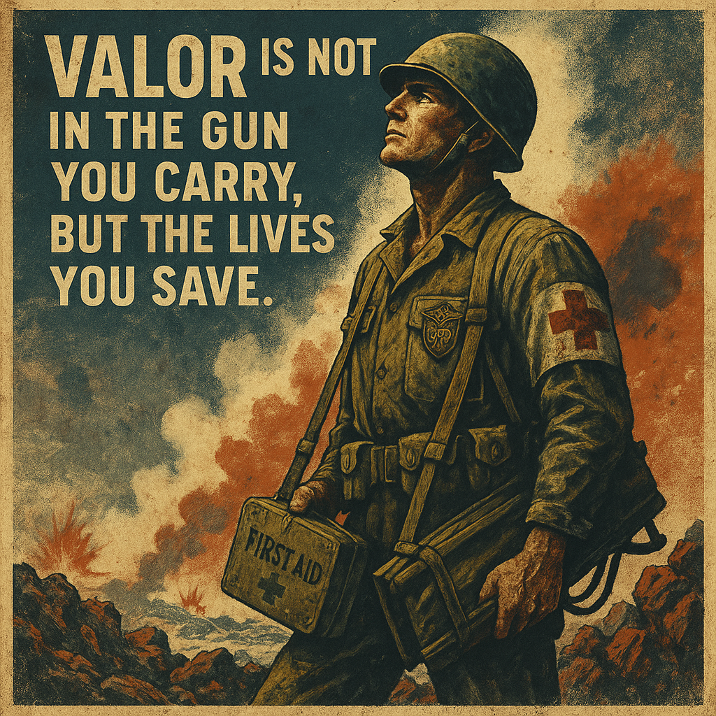 Desmond Doss WWII Medic Awarded Medal of Honor at Hacksaw Ridge