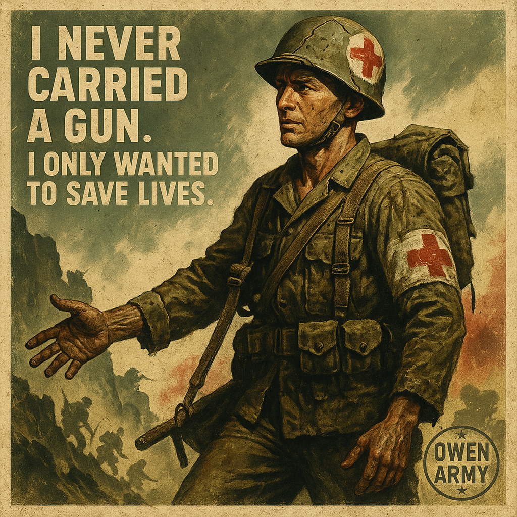 Desmond Doss, the WWII medic who saved 75 men at Hacksaw Ridge